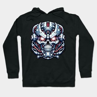 Biomech Skull S01 D96 Hoodie